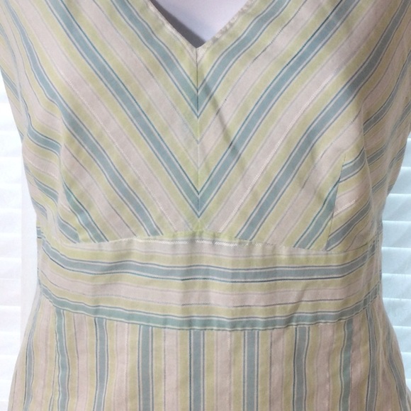 Loft Green/White Stripe Shell Size 4 - Picture 4 of 10